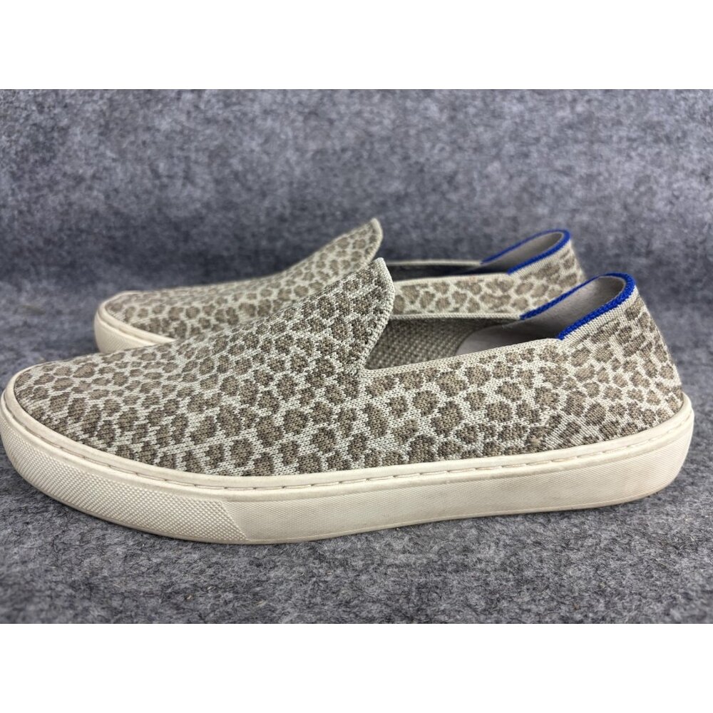 Rothys Shoes Womens Size 8 Leopard Print Slip On Comfort Eco Friendly Casual